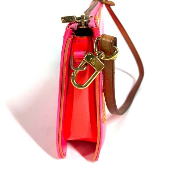 LOUIS VUITTON M91906 Monogram Vernis Fluo Lexington Handbag/Shoulder Bag/Acce... - Picture 5 of 14